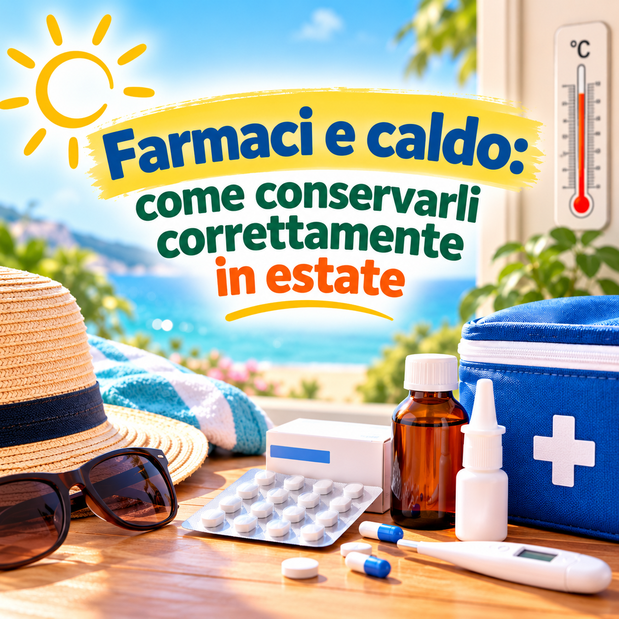 Farmaci e caldo: come conservarli correttamente in estate